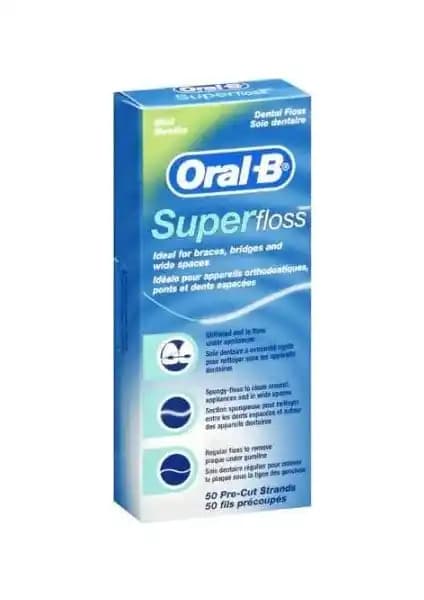 Oral-B Super Floss Diş İpi ile Hassas Dişlere Uygun Derinlemesine Ağız Bakımı