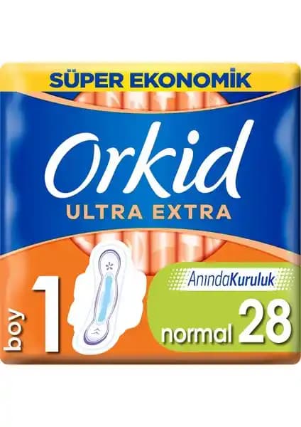 Orkid Ultra Extra Normal 28 Adet Hijyenik Ped: Günlük Konfor ve Güvenli Koruma