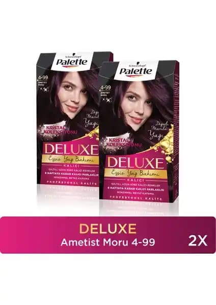 Palette Deluxe 4-99 Patlıcan Moru Saç Boyası: Canlı ve Kalıcı Mor Tonları