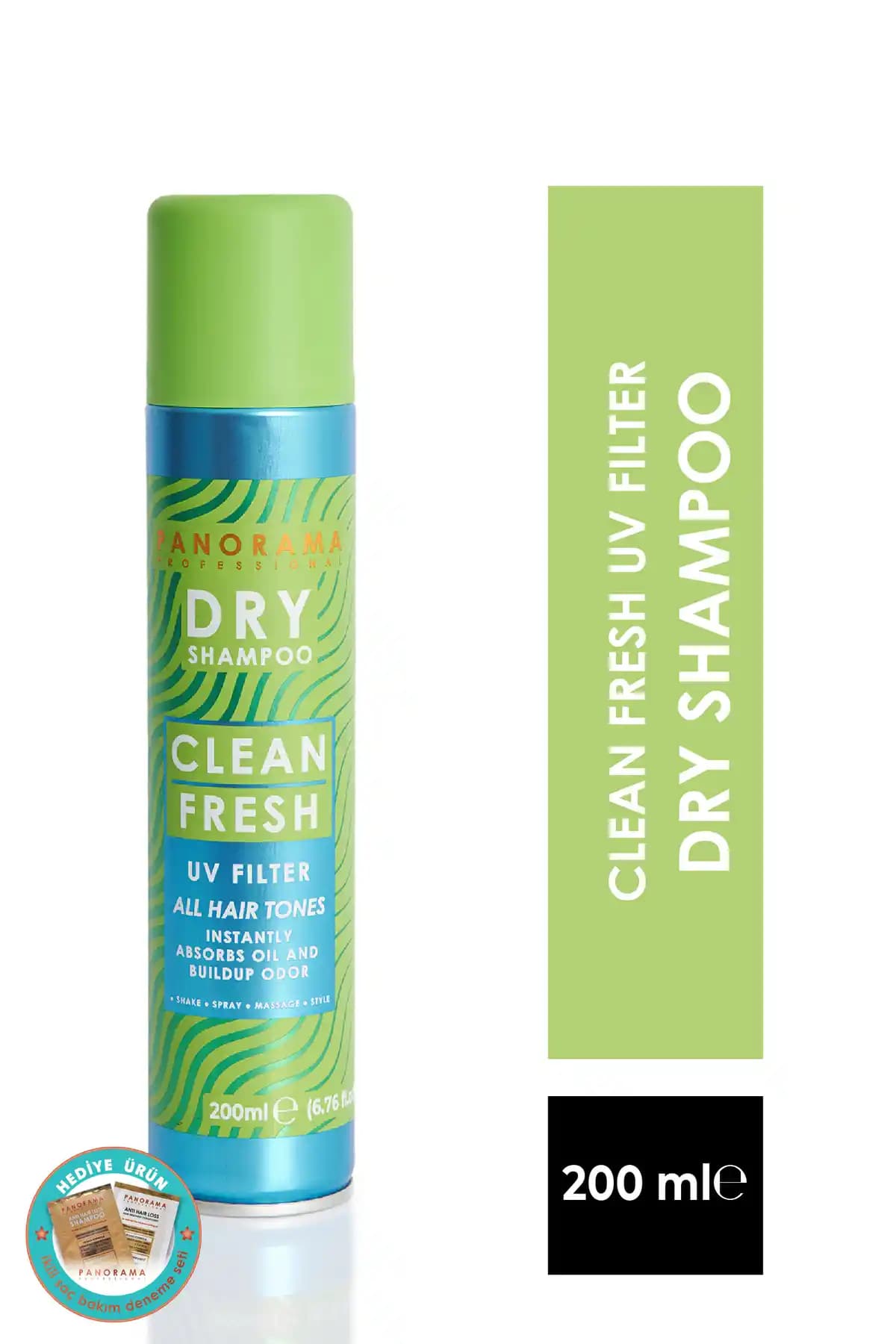 PANORAMA PROFESSIONAL Dry Shampoo Clean Fresh UV Filtre ile Saç Bakımında Yenilikçi Koruma ve Temizlik