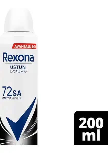 Rexona Kadın Invisible Black + White Sprey Deodorant 72 Saat Koruma 200 ml