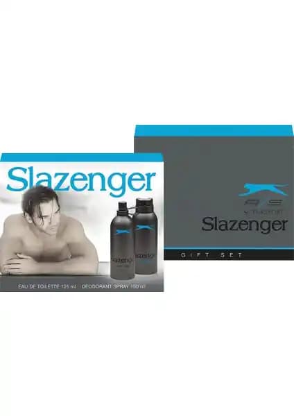 Slazenger Erkek Parfüm ve Deodorant Seti: Ferah Narenciye ve Okyanus Esintisiyle Kalıcı Koku