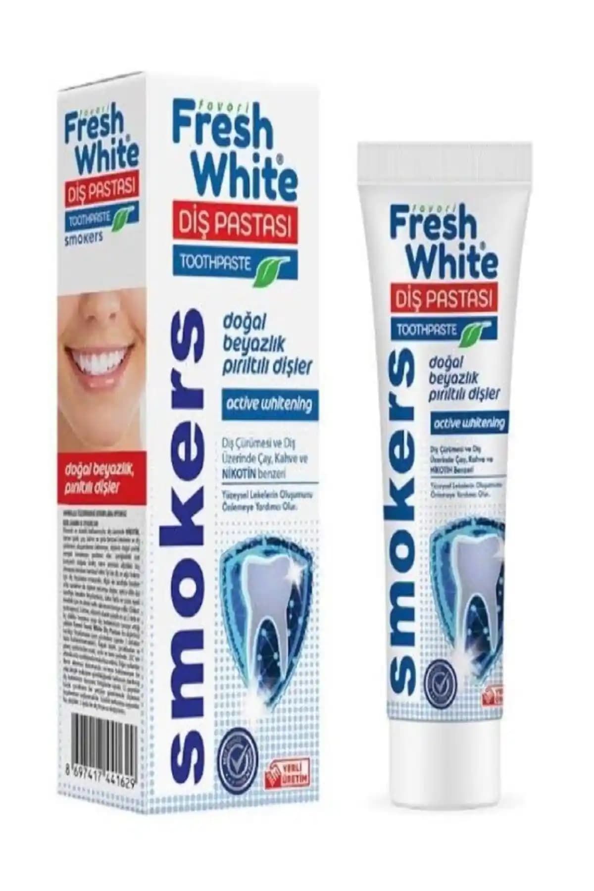 Smokers Fresh White Diş Pastası: Sigara Kaynaklı Diş Sararmasına Etkili Beyazlatıcı Çözüm