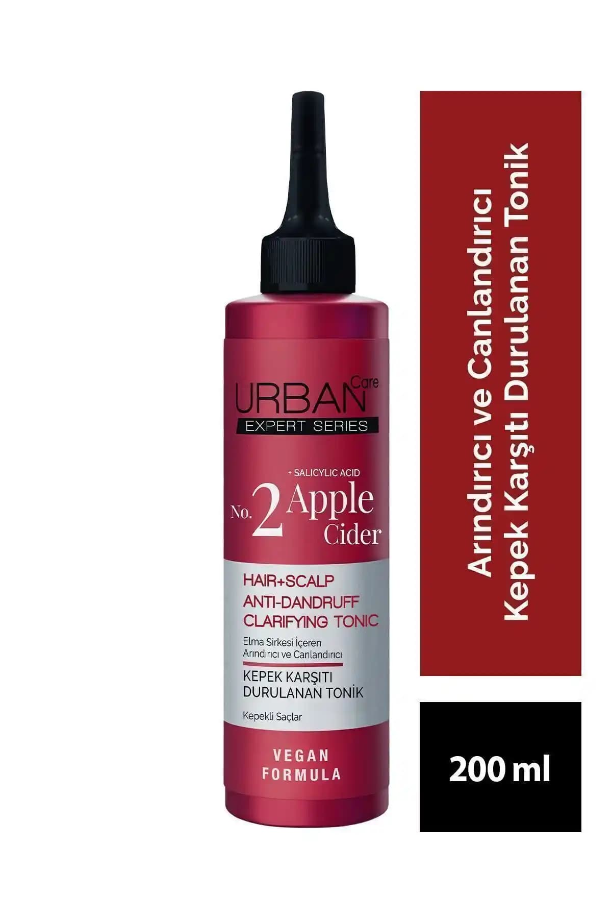 Urban Care No.2 Expert Apple Cider Kepek ve Yağlanma Karşıtı Saç Toniği 200 ml