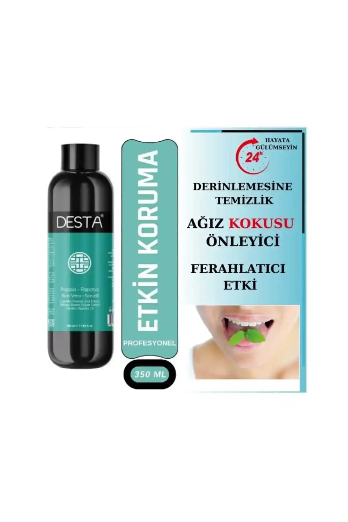 Desta Ağız ve Diş Bakım Solüsyonu: Doğal İçeriklerle Etkili Ağız Sağlığı Çözümü