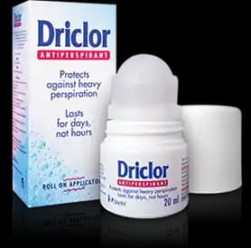 Driclor: Aşırı Terlemeye Karşı Etkili ve Dermatolojik Olarak Test Edilmiş Antiperspirant
