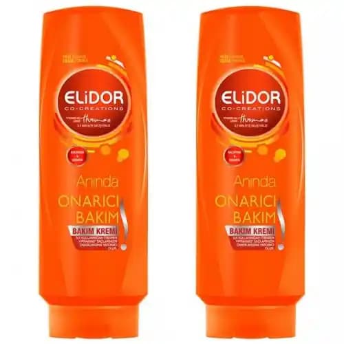 Elidor Saç Kremi Turuncu ile Canlı Renk ve Yoğun Nemlendirme Sağlayan Bakım