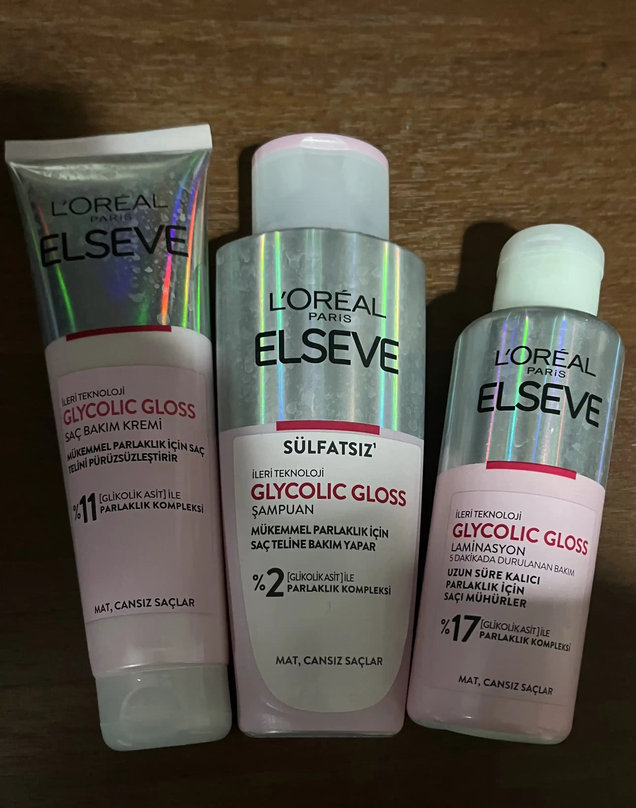 Elseve Glycolic Gloss ile Parlak ve Sağlıklı Saçlar İçin Etkili Saç Bakımı Ürünü
