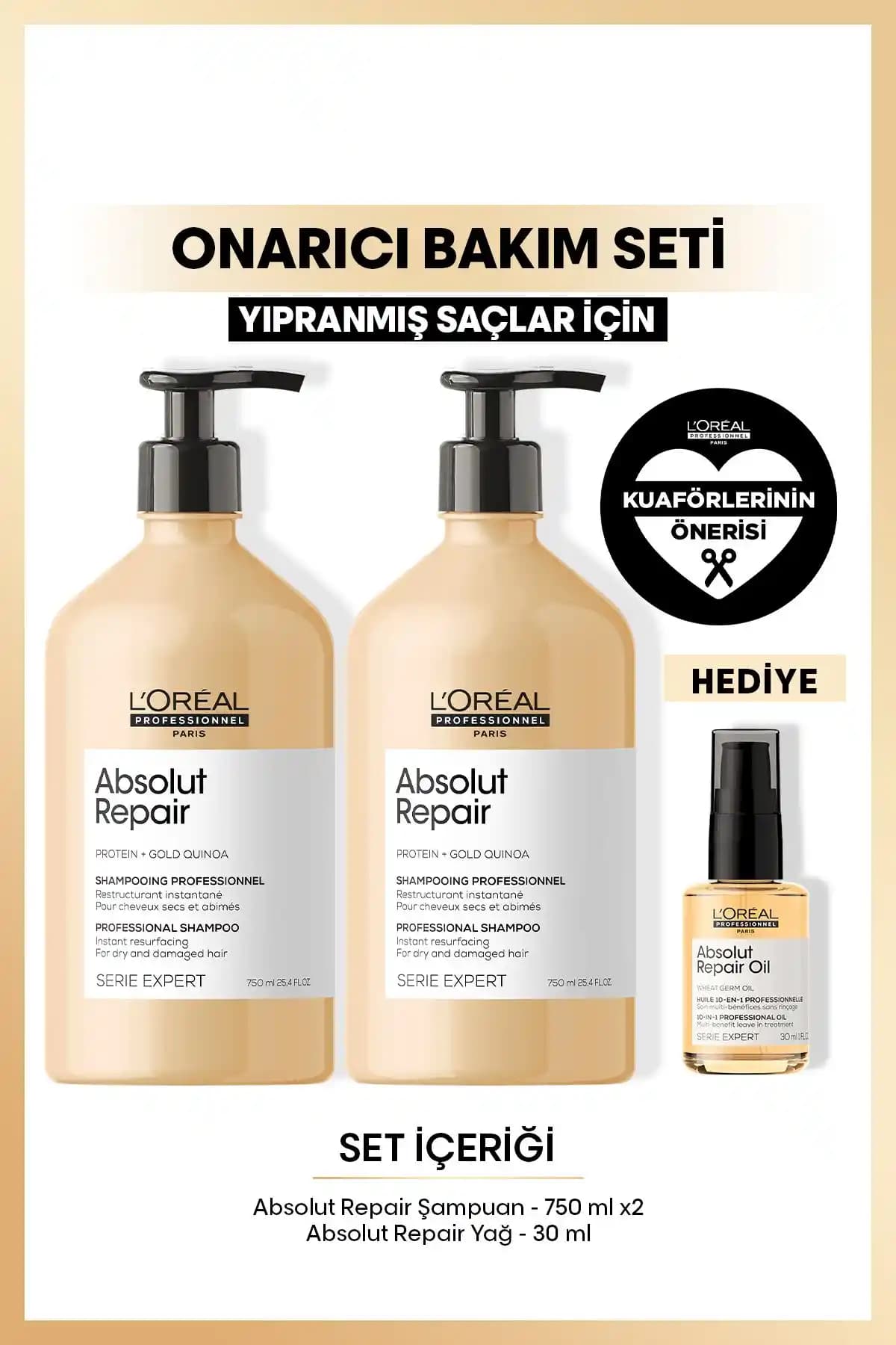 L'oreal Professionnel Serie Expert Absolut Repair: Yıpranmış Saçlar için Etkili Onarım Ürünü