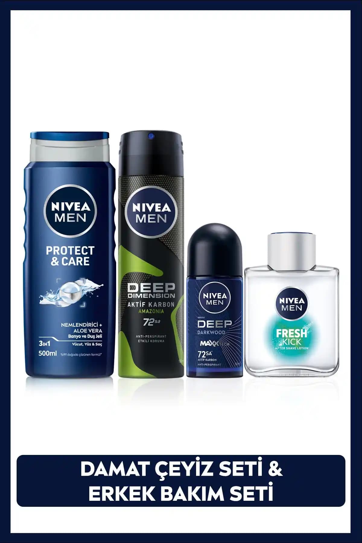 NIVEA Men Erkek Çeyiz Bohçası: Kapsamlı Bir Erkek Bakım Seti İncelemesi