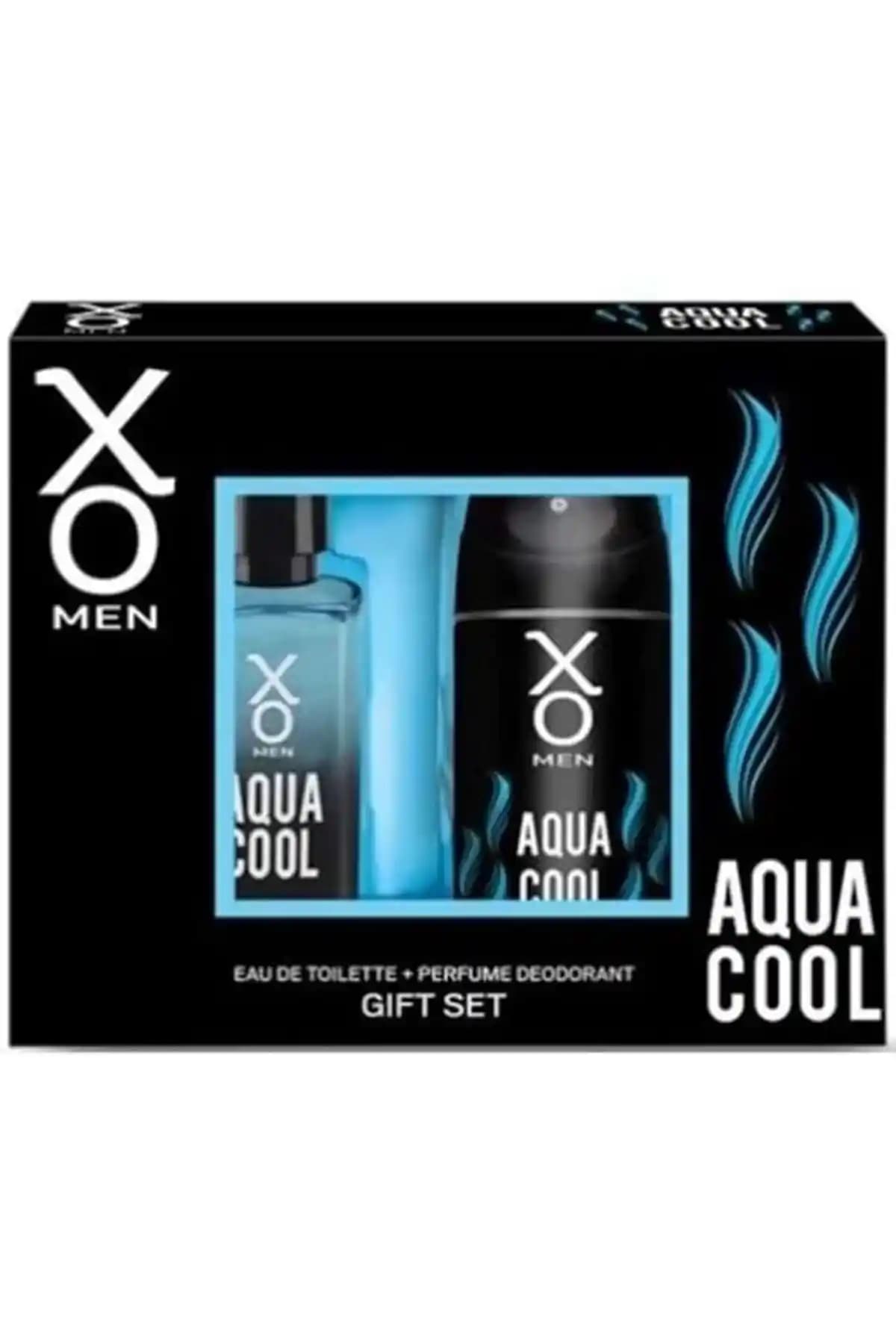 Xo Parfüm Seti Aqua Cool Men: Ferah ve Kalıcı Koku Deneyimi Sunar