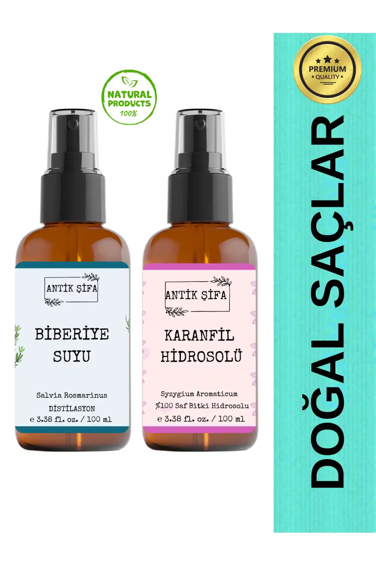 Antik Şifa Biberiye ve Karanfil Suyu Seti: Doğal Saç Bakımında Yeni Bir Yaklaşım