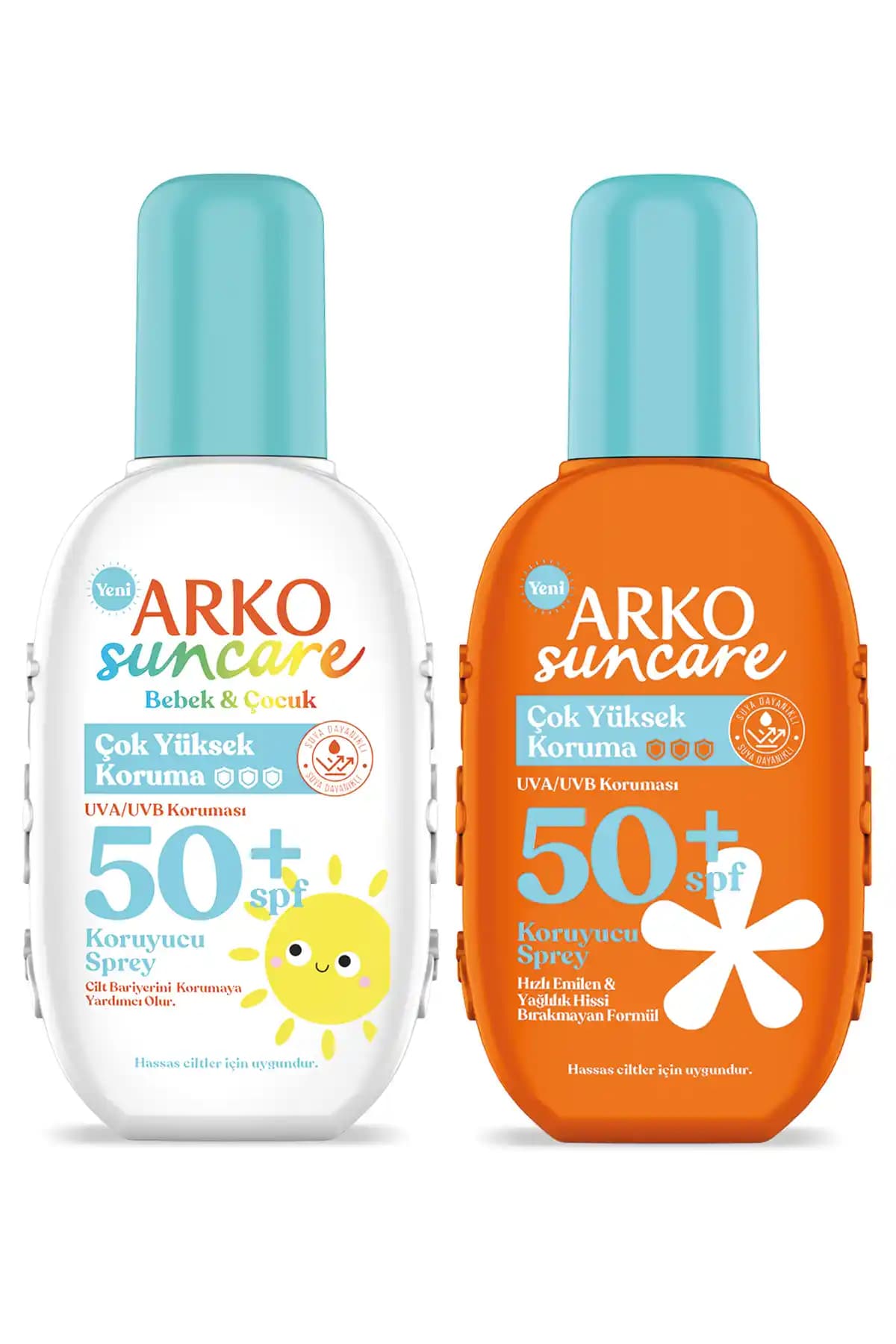 Arko Suncare SPF50 Yaz Seti: Yüksek Koruma ve Güvenli Kullanım İçin Pratik Güneş Kremleri
