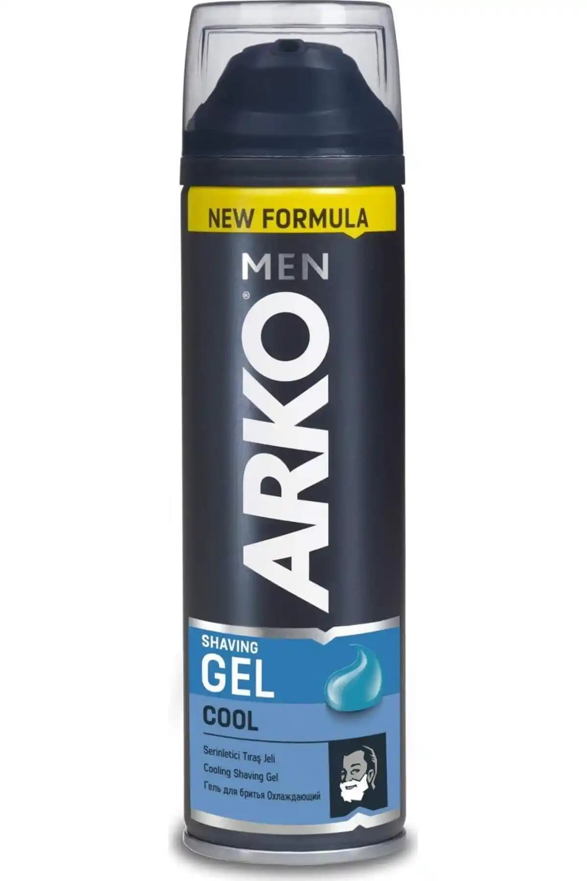 Arko Tıraş Jeli Cool 250 ml - Hassas Ciltler İçin Güvenilir ve Etkili Tıraş Jeli