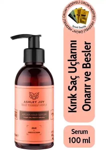 Ashley Joy Yıpranmış Saçlara Özel Argan Yağlı Kırık Uçları Onaran Saç Serumu İncelemesi