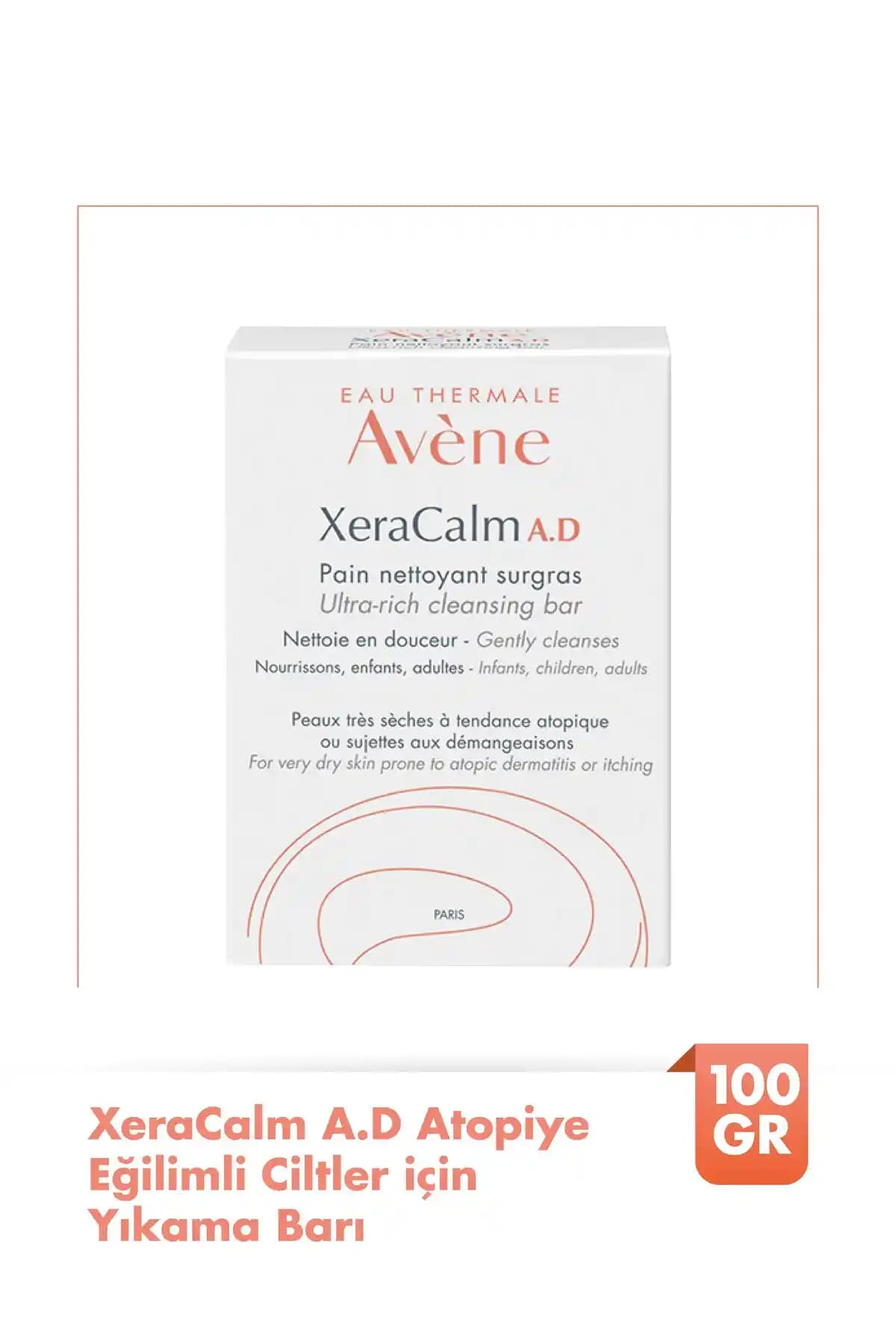 Avene XeraCalm A.D Ultra-Rich Yıkama Sabunu: Hassas ve Kuru Ciltler İçin Temizlik Ürünü