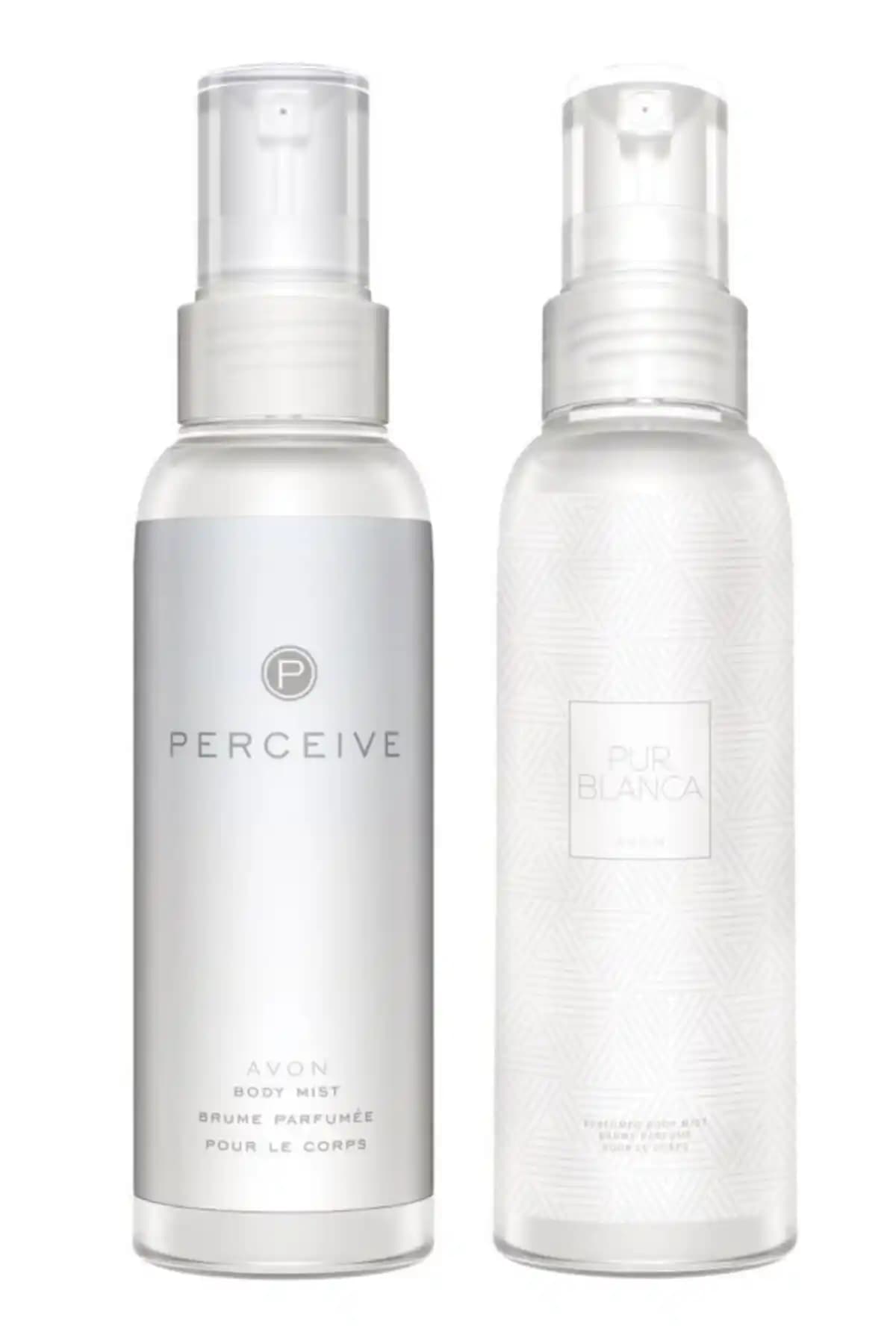 Avon Perceive ve Pur Blanca Kadın Vücut Spreyi Paketi Ferahlatıcı ve Kalıcı Kokularıyla Günlük Kullanım İçin Uygun