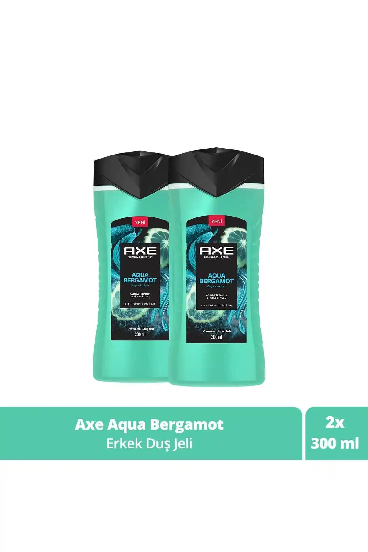 Axe Premium Collection Aqua Bergamot Duş Jeli: Çok Yönlü ve Ferahlatıcı Temizlik Çözümü