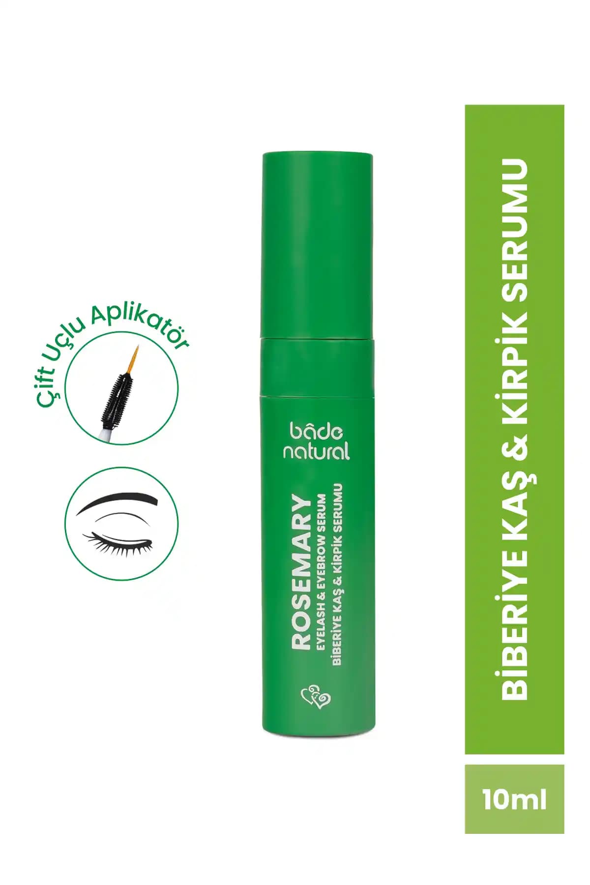 Bade Natural Biberiye Yağı Serumu Kaş ve Kirpik Güçlendirme ve Doğal Uzama Destekleri