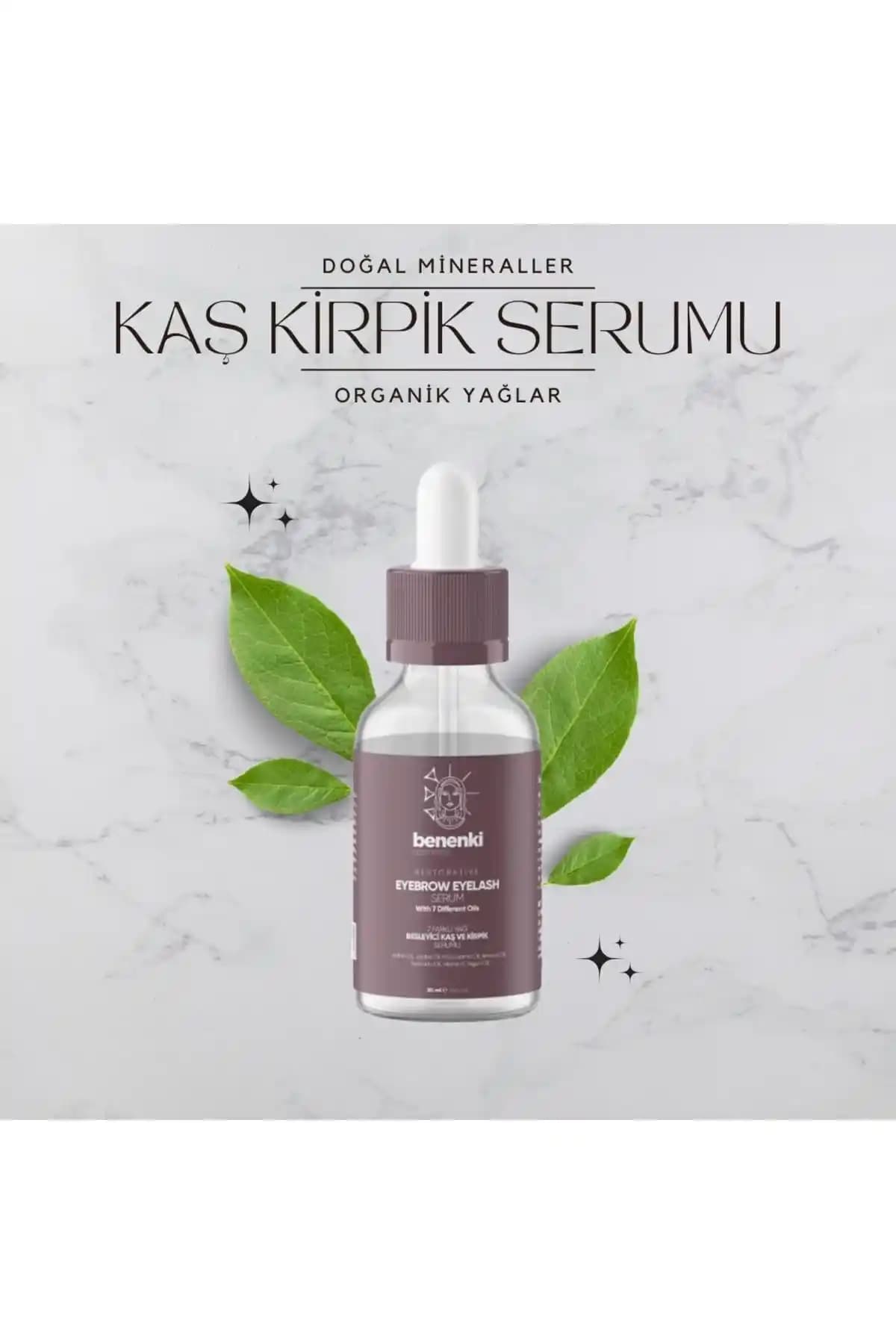 Benenki Cosmetic Kaş, Kirpik ve Saç Serumu: Doğal Güzelliğin Güçlendirici Çözümü