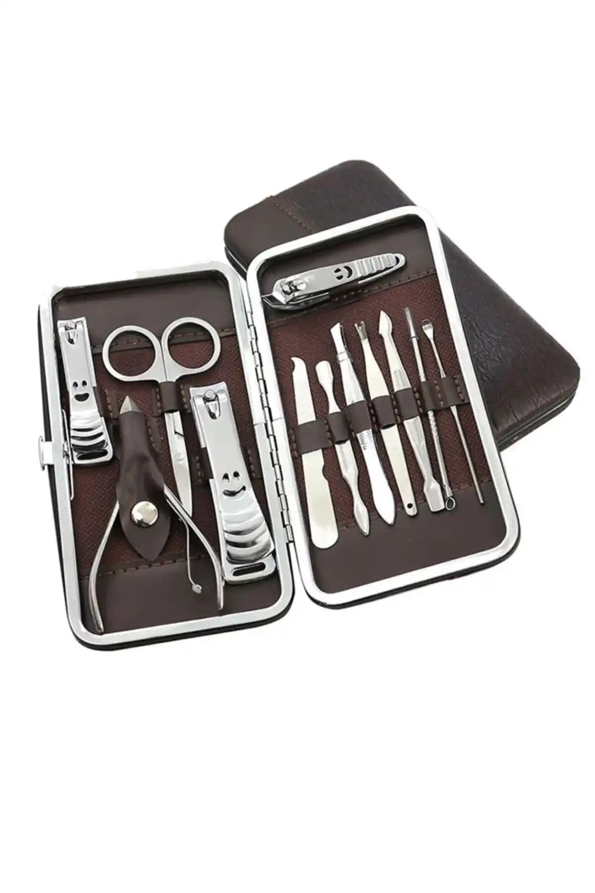 BEYZANA Batık Tırnak Çıkarıcı Aparat ve Manikür Seti 12 Parça Çantalı