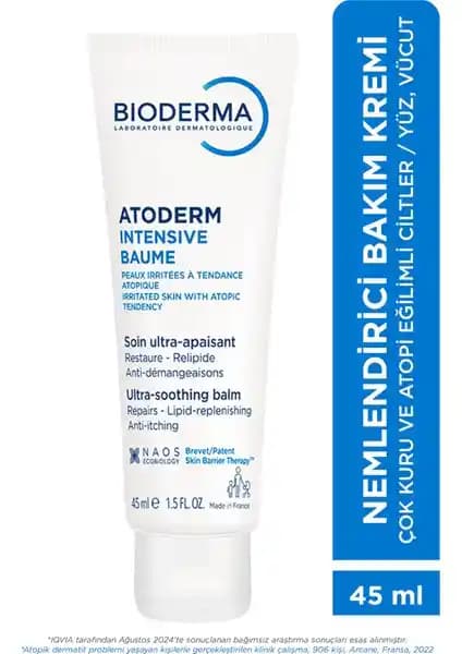 Bioderma Atoderm Intensive Balm Kuru ve Hassas Ciltler İçin Güçlendirici Nemlendirici Çözüm