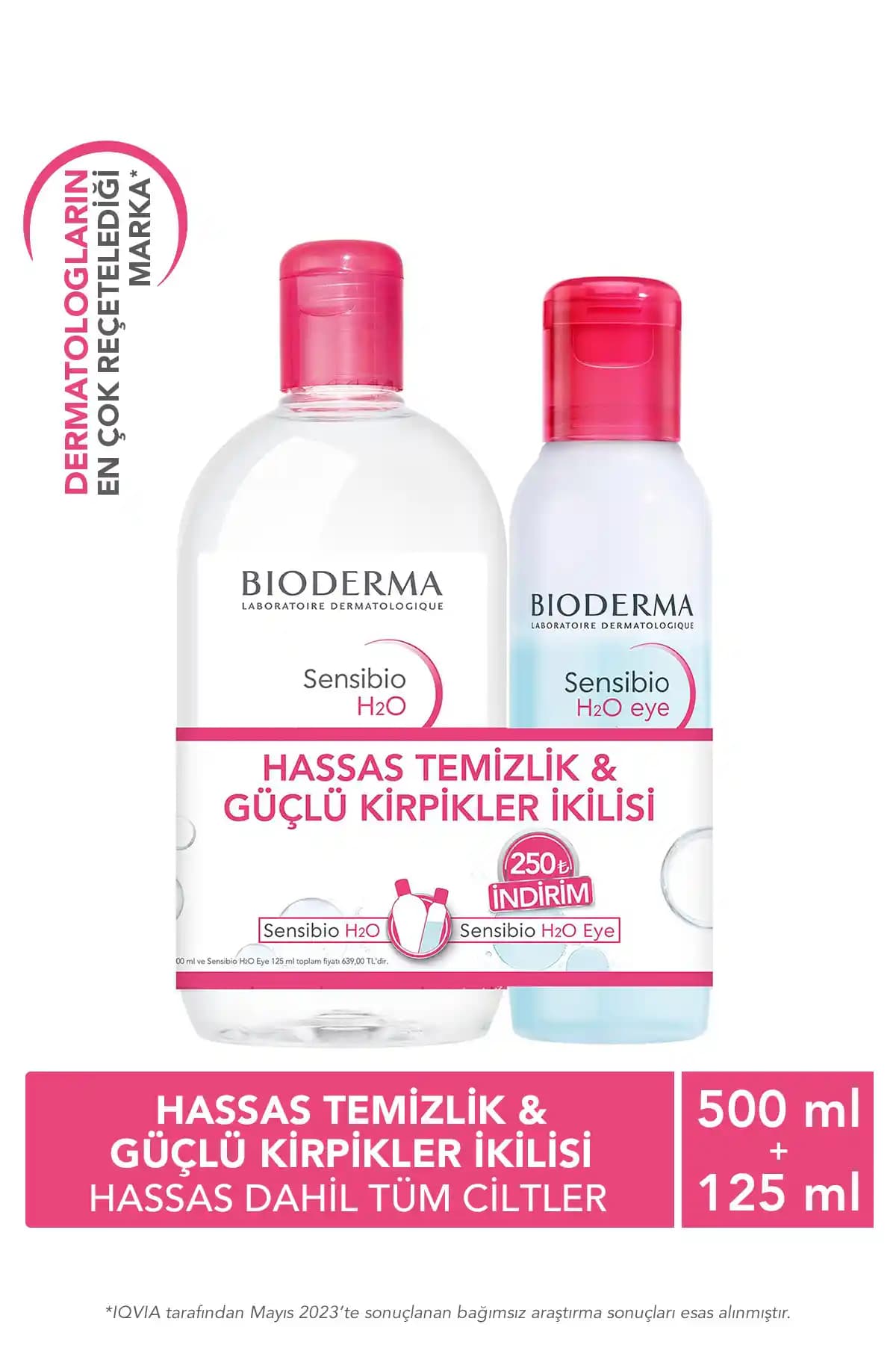 Bioderma Hassas Temizlik ve Güçlü Kirpikler Seti: Hassas Ciltler İçin Etkili Çözüm