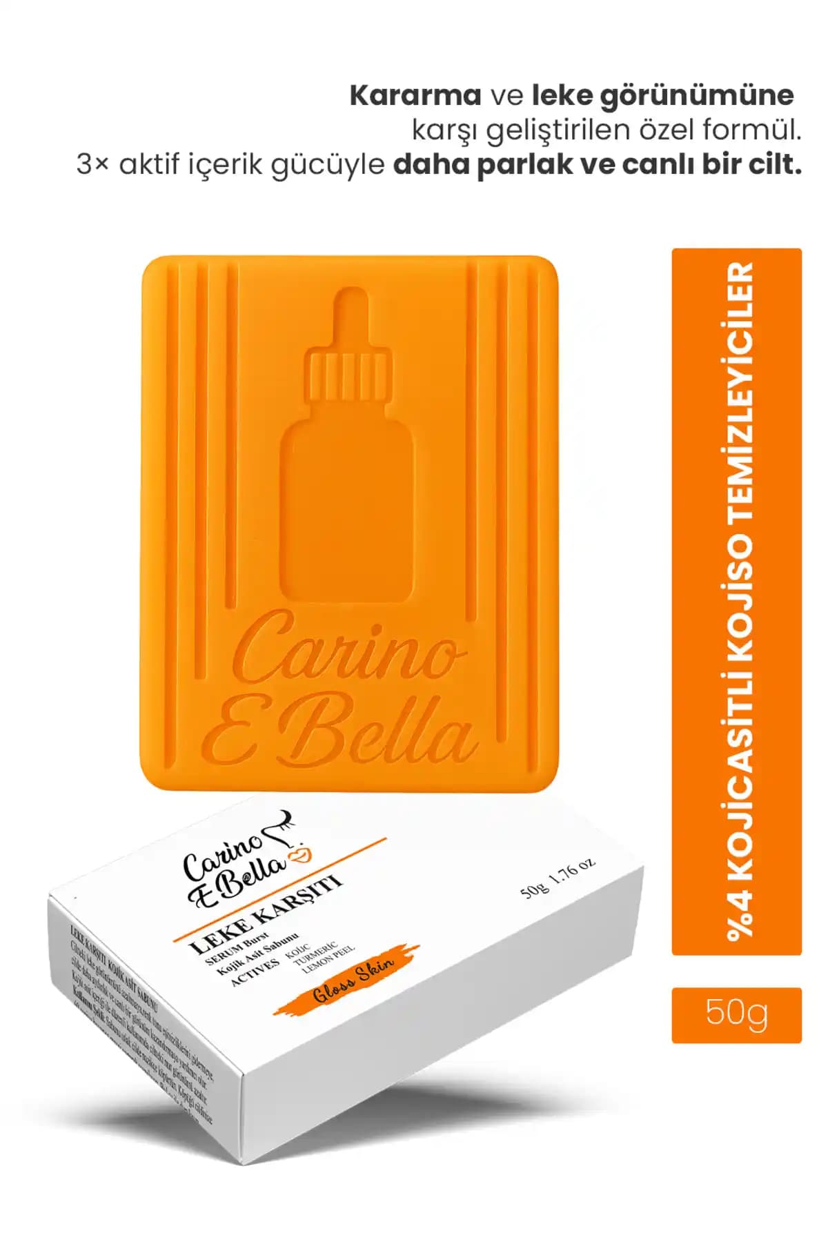 Carino E Bella Kojik Asit Sabunu: Doğal İçeriklerle Leke ve Ton Eşitleme Çözümü