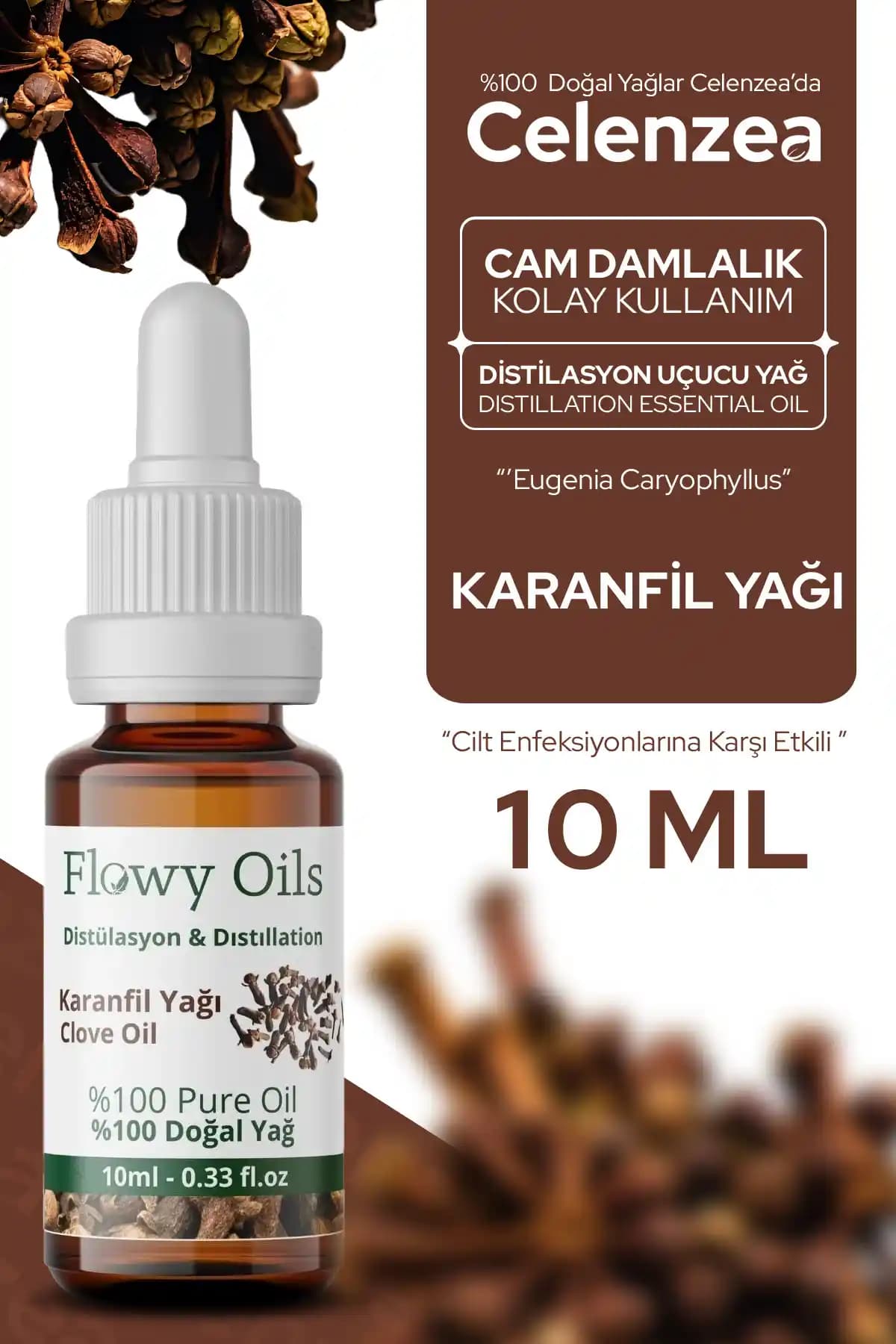 Celenzea Karanfil Yağı: Doğal ve Güçlü Aromaterapi Deneyimi ve Kullanım İpuçları