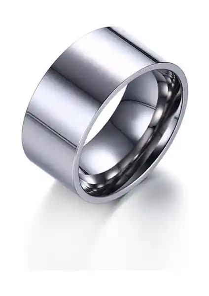Chavin 10 Mm Geniş Parlak Gri Erkek Çelik Alyans Yüzük İnceleme ve Özellikleri