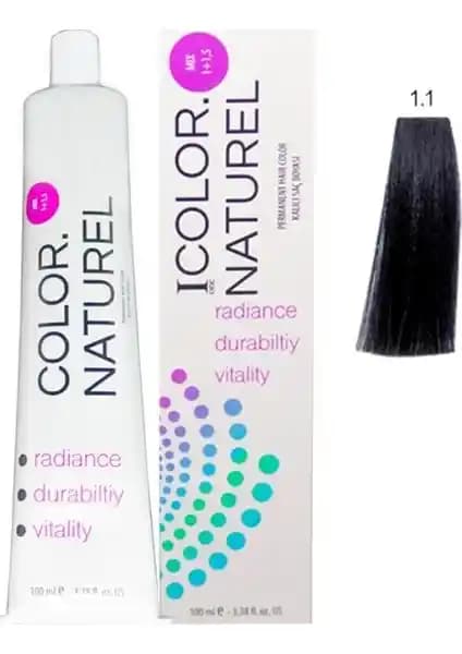 Color Naturel Mavi Siyah Saç Boyası 1.1 Kalıcı ve Doğal İçerikli Ürün Özellikleri