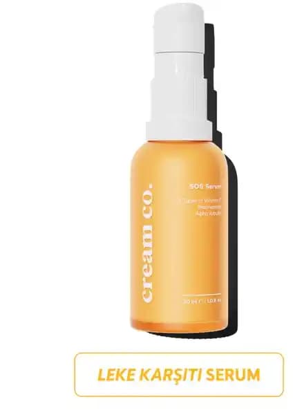 Cream Co SOS C Vitamini Arbutin Serum: Cilt Aydınlatıcı ve Yenileyici Bakım Ürünü