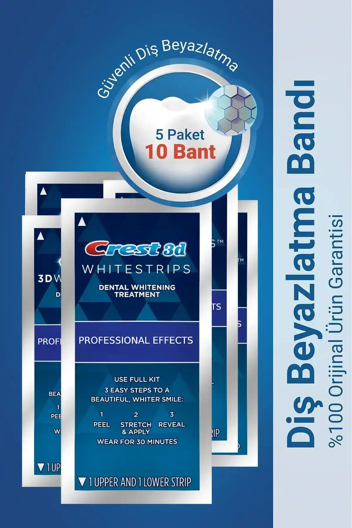 CREST 3D Whitestrips Profesyonel Etkili Diş Beyazlatma Çözümü Hakkında Detaylı Bilgi