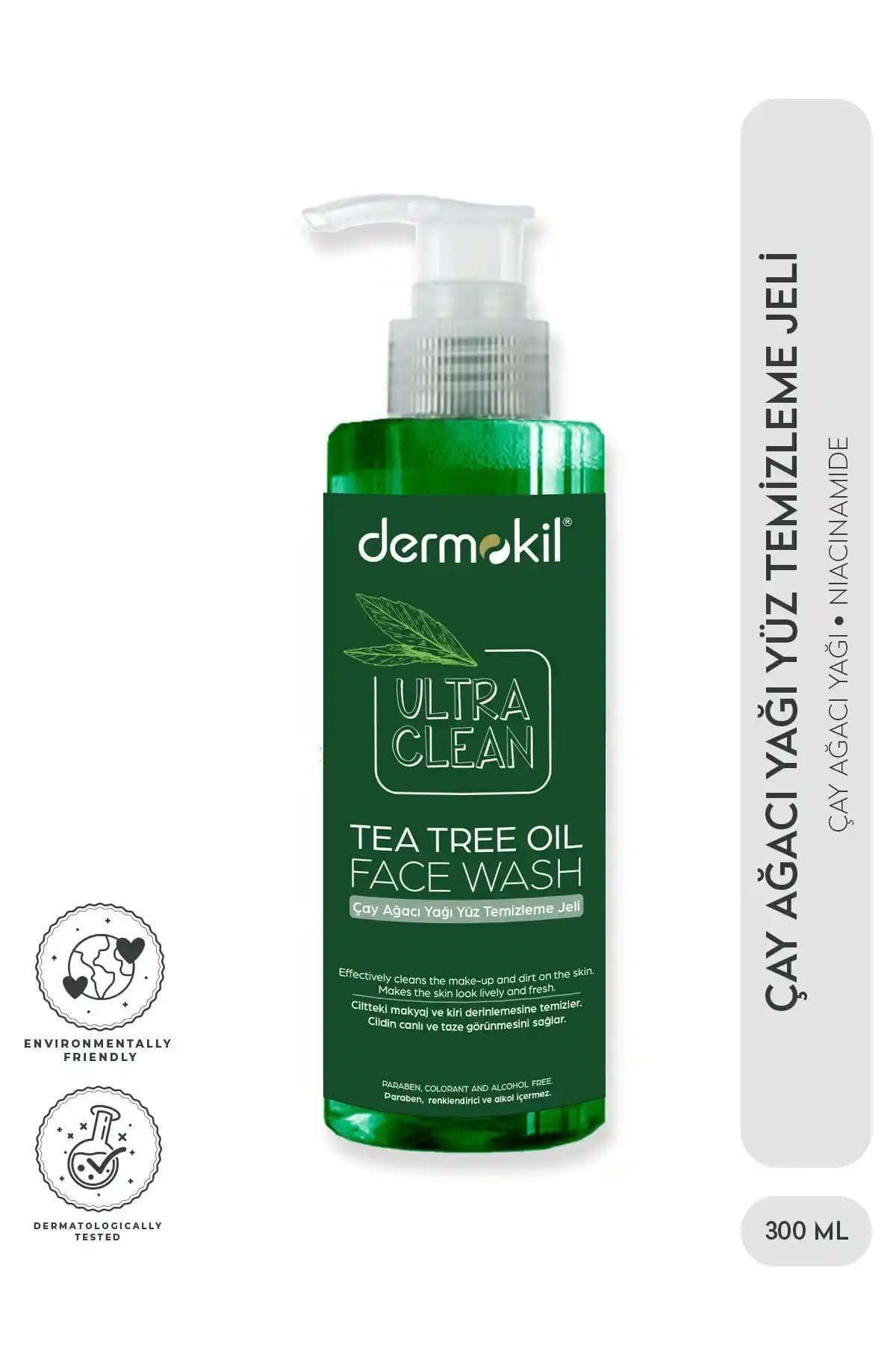 Dermokil Çay Ağacı Yağı Yüz Temizleme Jeli: Doğal ve Etkili Cilt Temizliği İçin Uygun Çözüm
