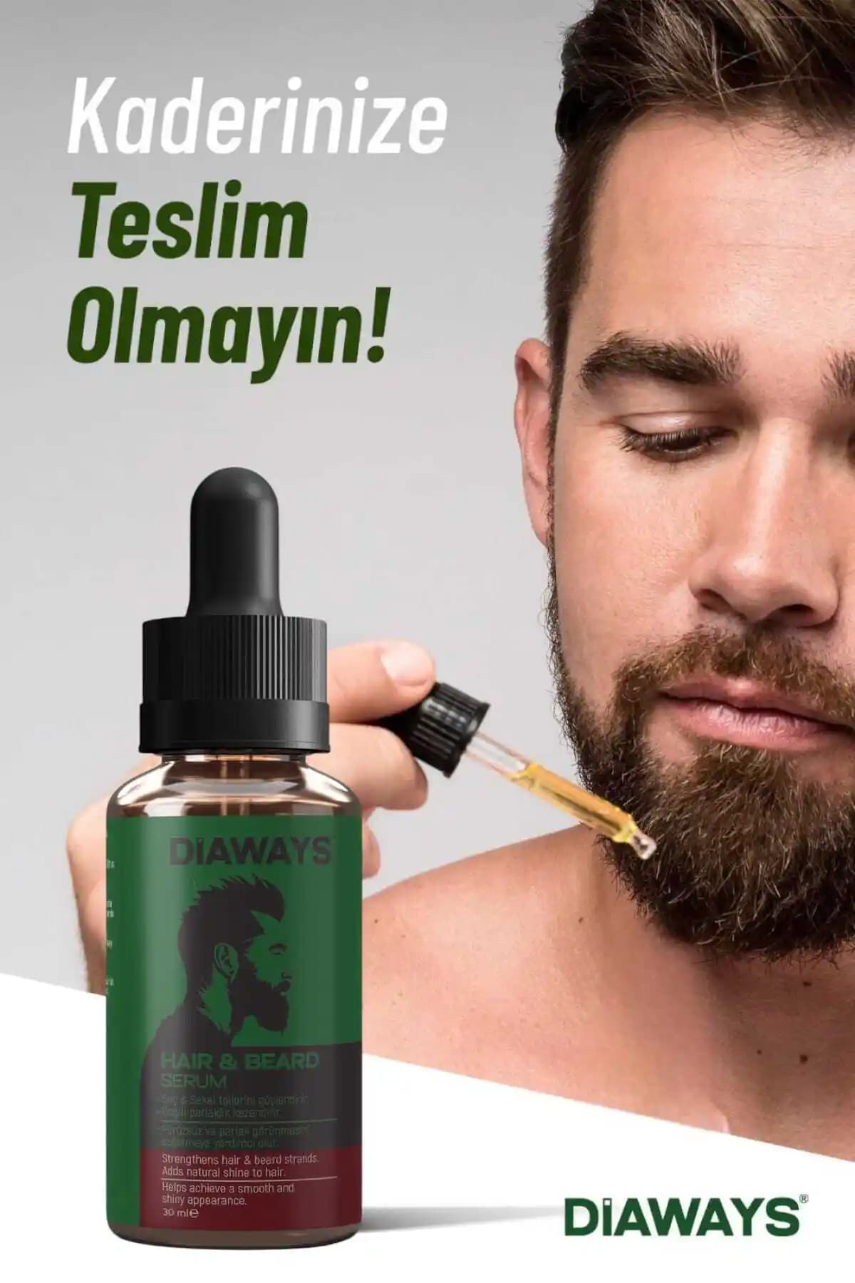 DİAWAYS Saç Sakal Serumu: Dökülmeyi Önleyen Güçlendirici ve Besleyici Bakım Ürünü