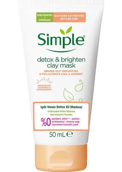 Doğal İçeriklerle Formüle Edilen Simple Yüz Maskesi Cilt Parlaklığını Yeniden Kazandırır