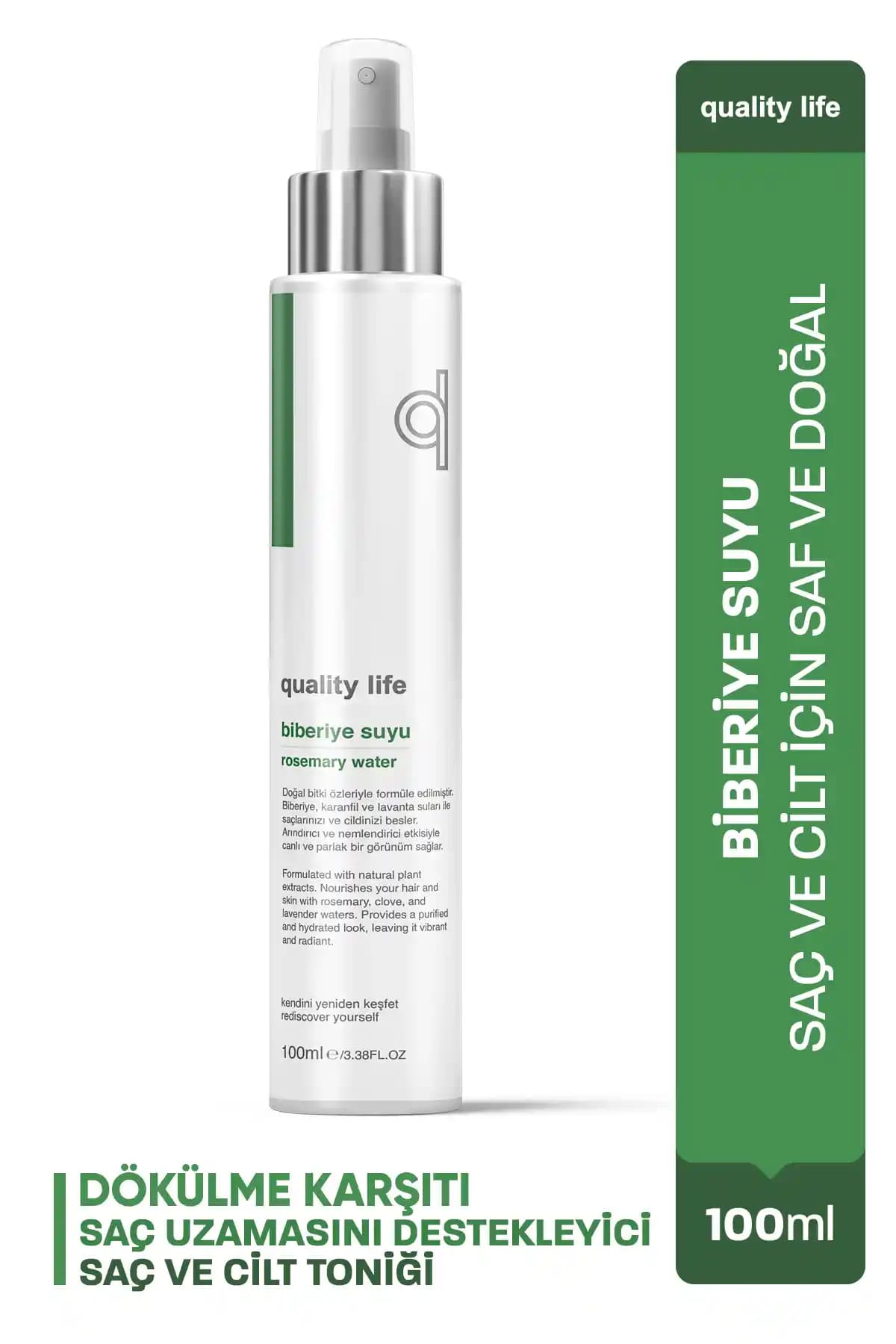 Doğal ve Etkili Biberiye Suyu ile Saç ve Cilt Bakımı Ürünleri