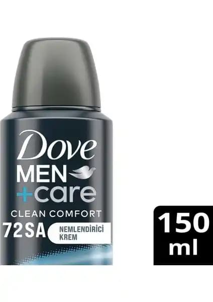 Dove Men Clean Comfort Erkek Sprey Deodorant Günlük Kullanım İçin Yüksek Performanslı ve Cilt Dostu