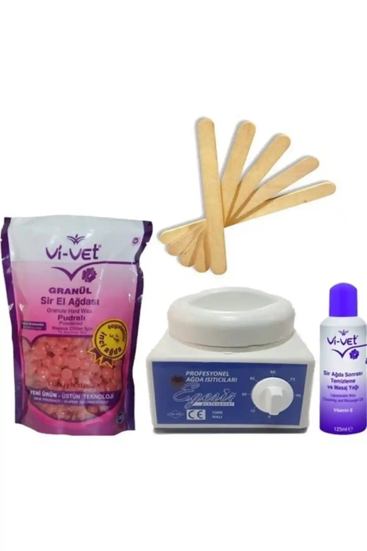 Ege Sir Ağda Makinesi ve Vivet İnci Ağda Pudralı 4'lü Seti Detaylı İnceleme