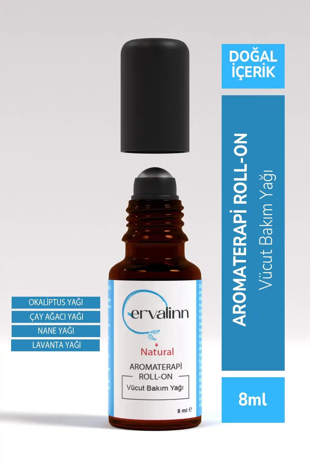 Ervalinn Doğal Aromaterapi Roll-on: Günlük Rahatlama ve Kas Gerginliği Azaltıcı Ürün