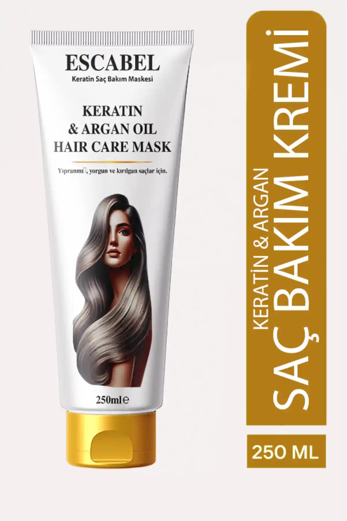 Escabel Keratin Saç Bakım Maskesi: Derinlemesine Onarıcı ve Güçlendirici Saç Maskesi