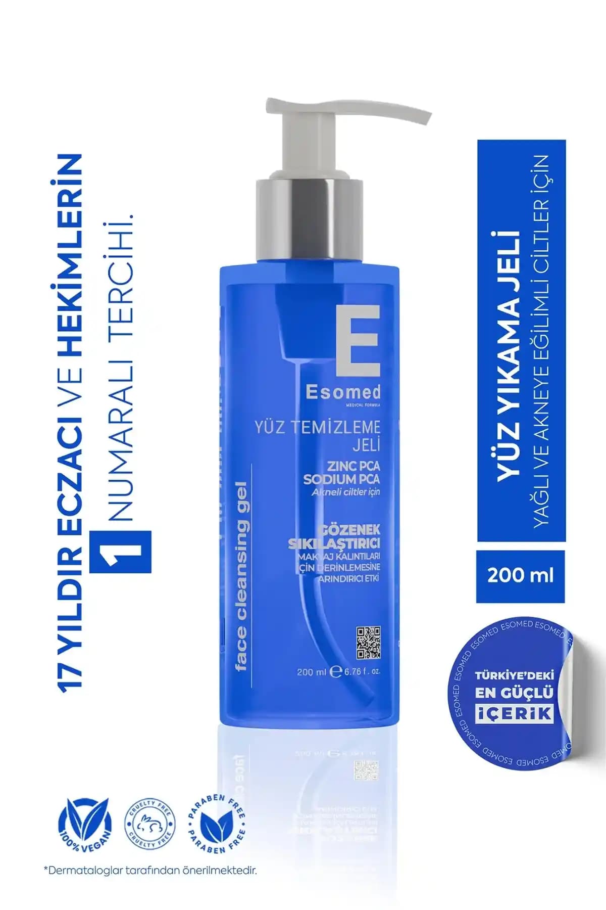 Esomed Yağlı ve Akneye Eğilimli Ciltler İçin Akne Karşıtı Yüz Temizleme Jeli Özellikleri ve Kullanımı