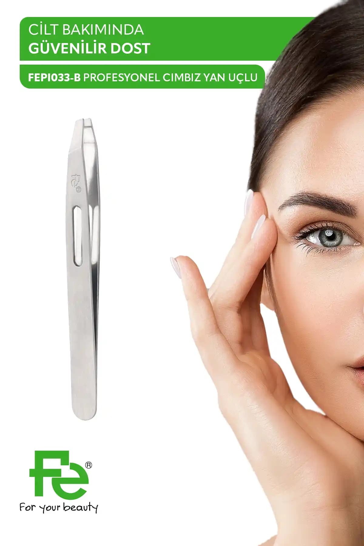 Fe Cımbız Profesyonel Yan Uçlu: Dayanıklı ve Hassas Kullanım İçin Uygun Cilt Bakım Aracı