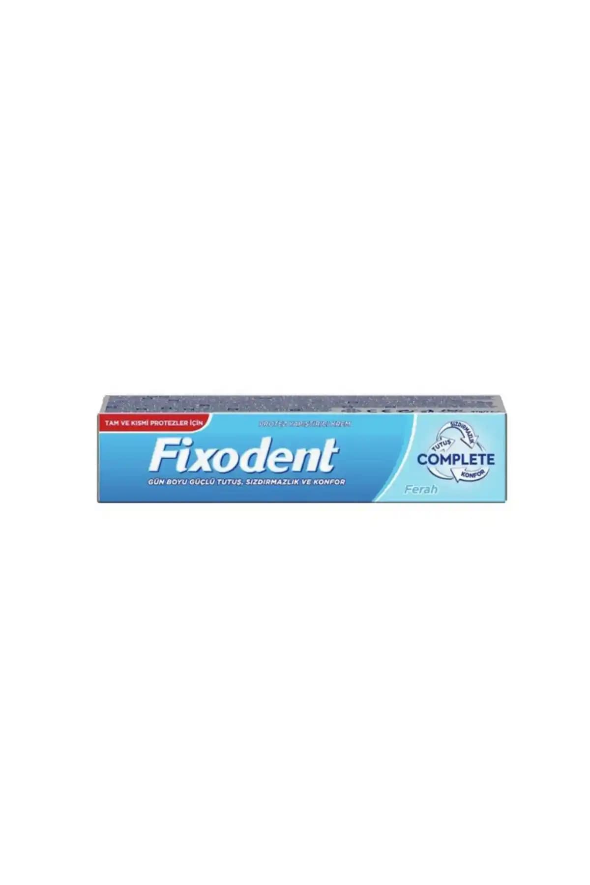 Fixodent Diş Protez Yapıştırıcı Complate Feah 47 g Güvenli ve Güçlü Protez Sabitleme Çözümü