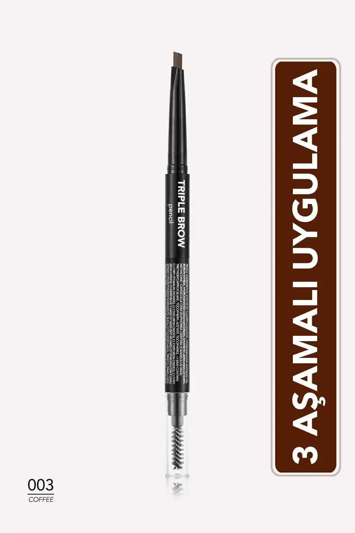 Flormar Triple Brow 3'ü 1 Arada Kremsi Kaş Makyaj Kalemi İncelemesi ve Kullanım Yöntemleri