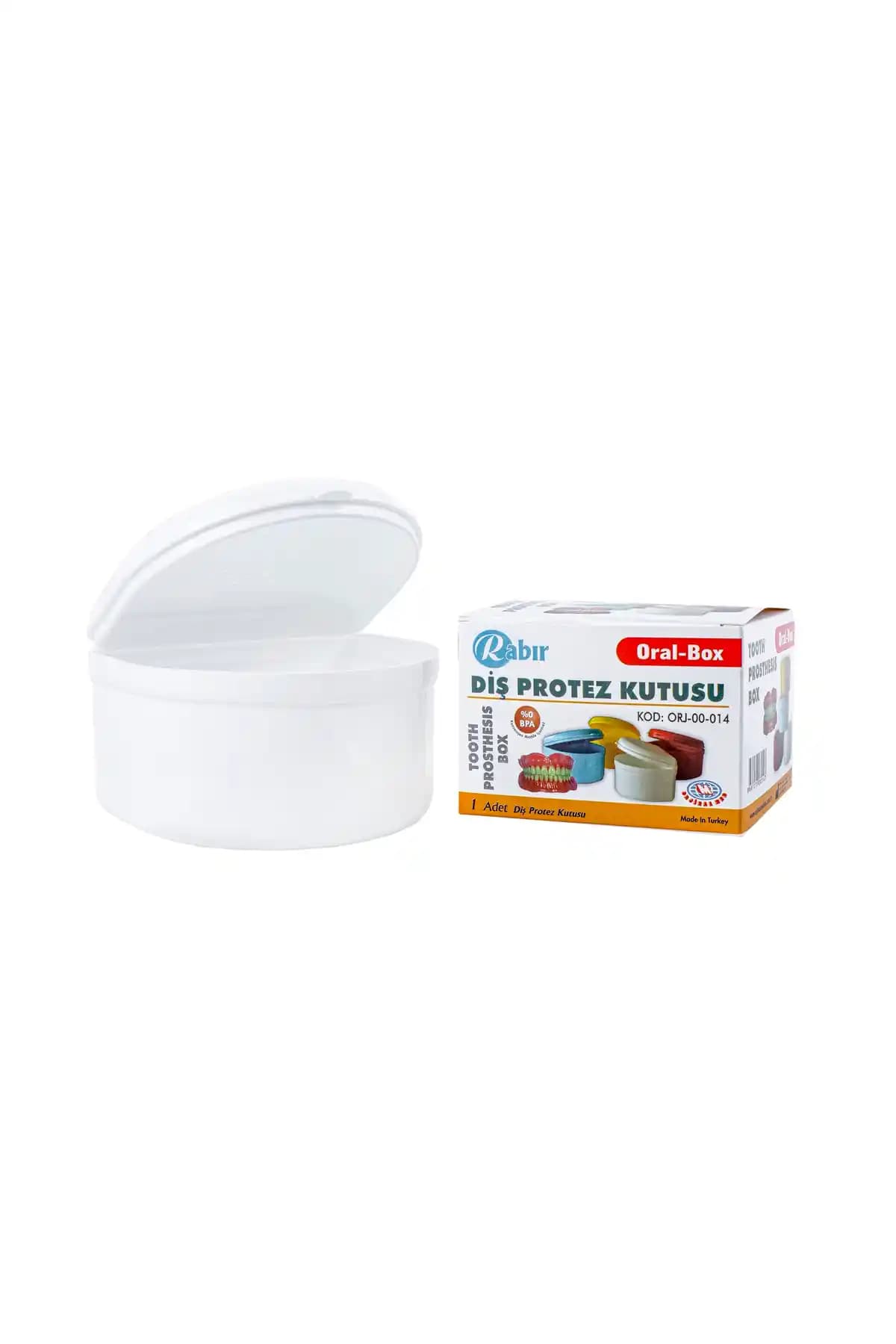Genel Markalar Diş Protez Kutusu Hijyen ve Kullanım Kolaylığı Sağlayan Saklama Çözümü