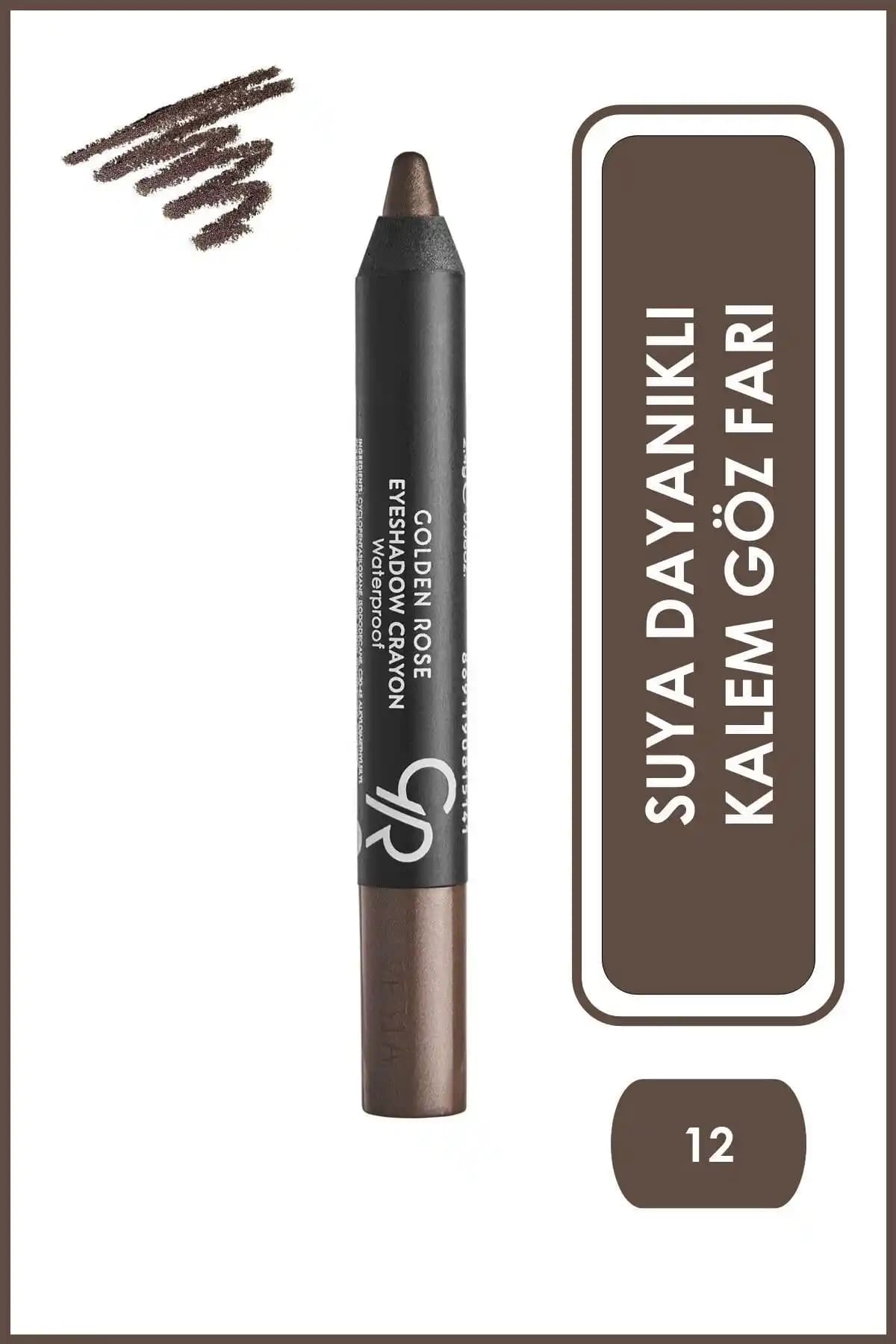 Golden Rose Waterproof Eyeshadow Crayon: Dayanıklı ve Şık Metalik Göz Farı Kalemi
