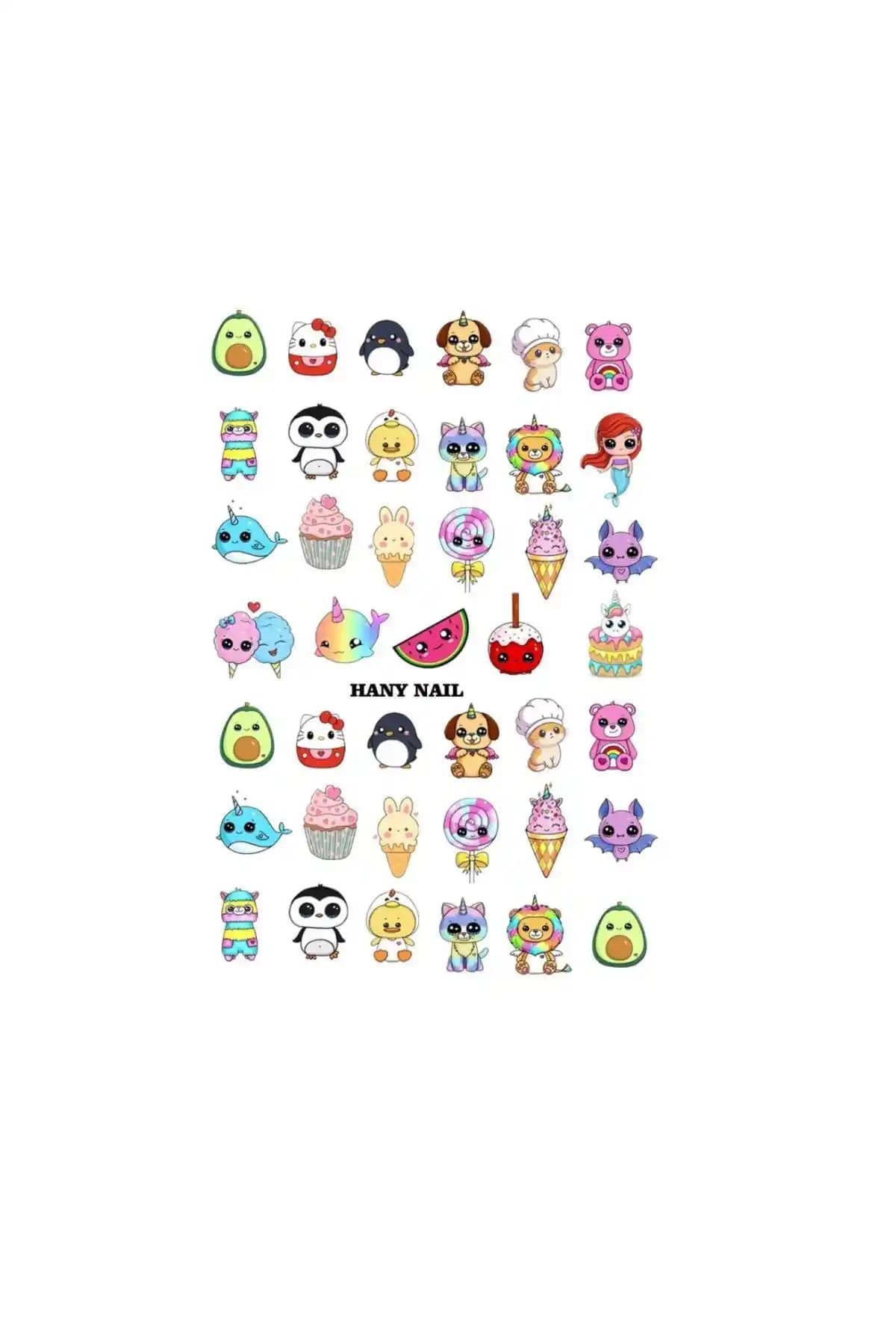Hanyi Nail Tırnak Transfer Stickers: Renkli ve Dayanıklı Pratik Tırnak Süsleme Çözümü