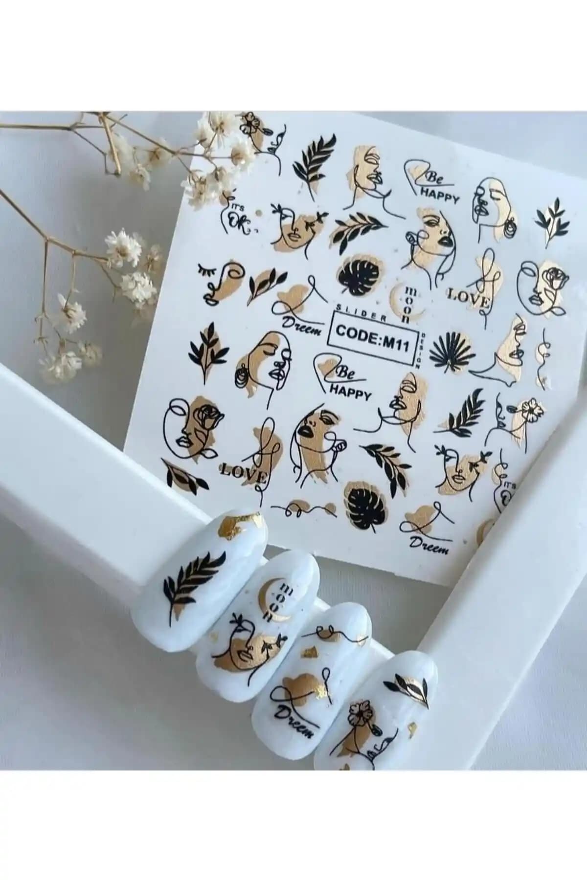 Hanyi Nails Tırnak Su Transfer Sticker: Estetik ve Pratik Tırnak Süsleme Çözümü