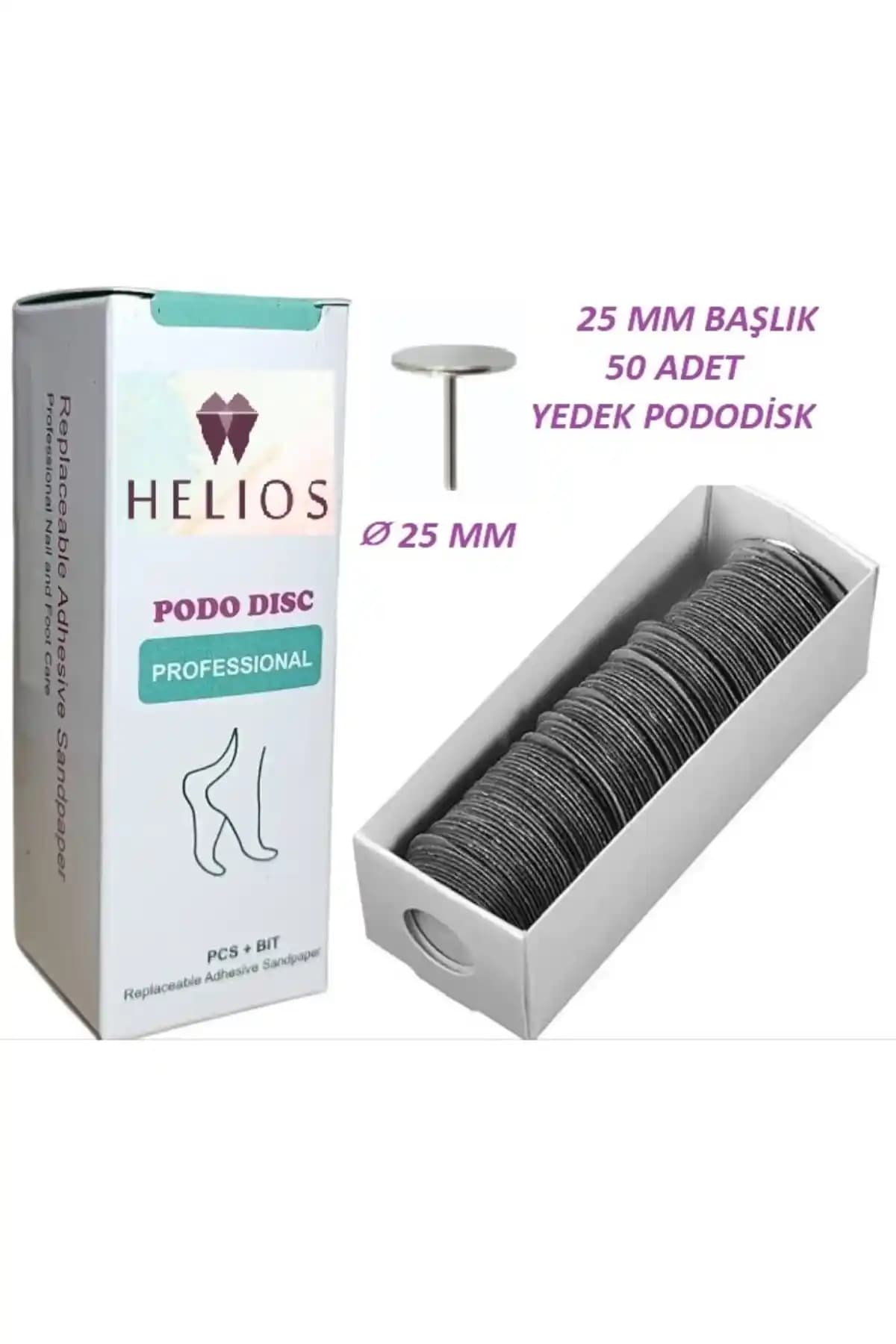 Helios 25 mm Pedikür Diskleri: Profesyonel ve Dayanıklı Zımpara Çözümü